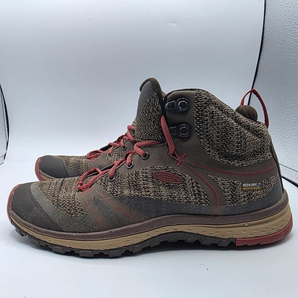 Keen Terradora II Mid Waterproof Womens Size 8 Brown Hiking Shoes Camping - Picture 13 of 13